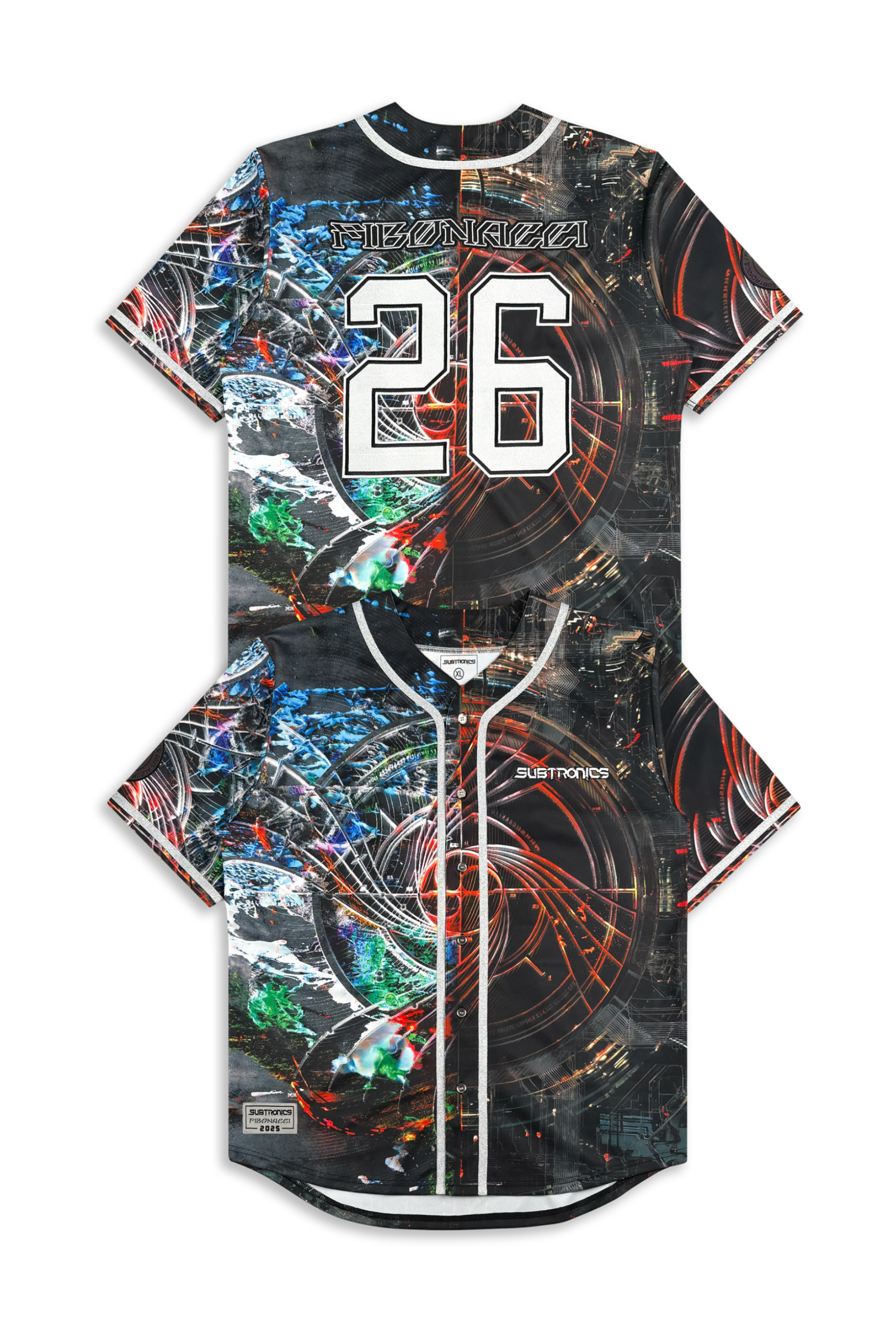 SUBTRONICS - FIBONACCI TOUR BASEBALL JERSEY