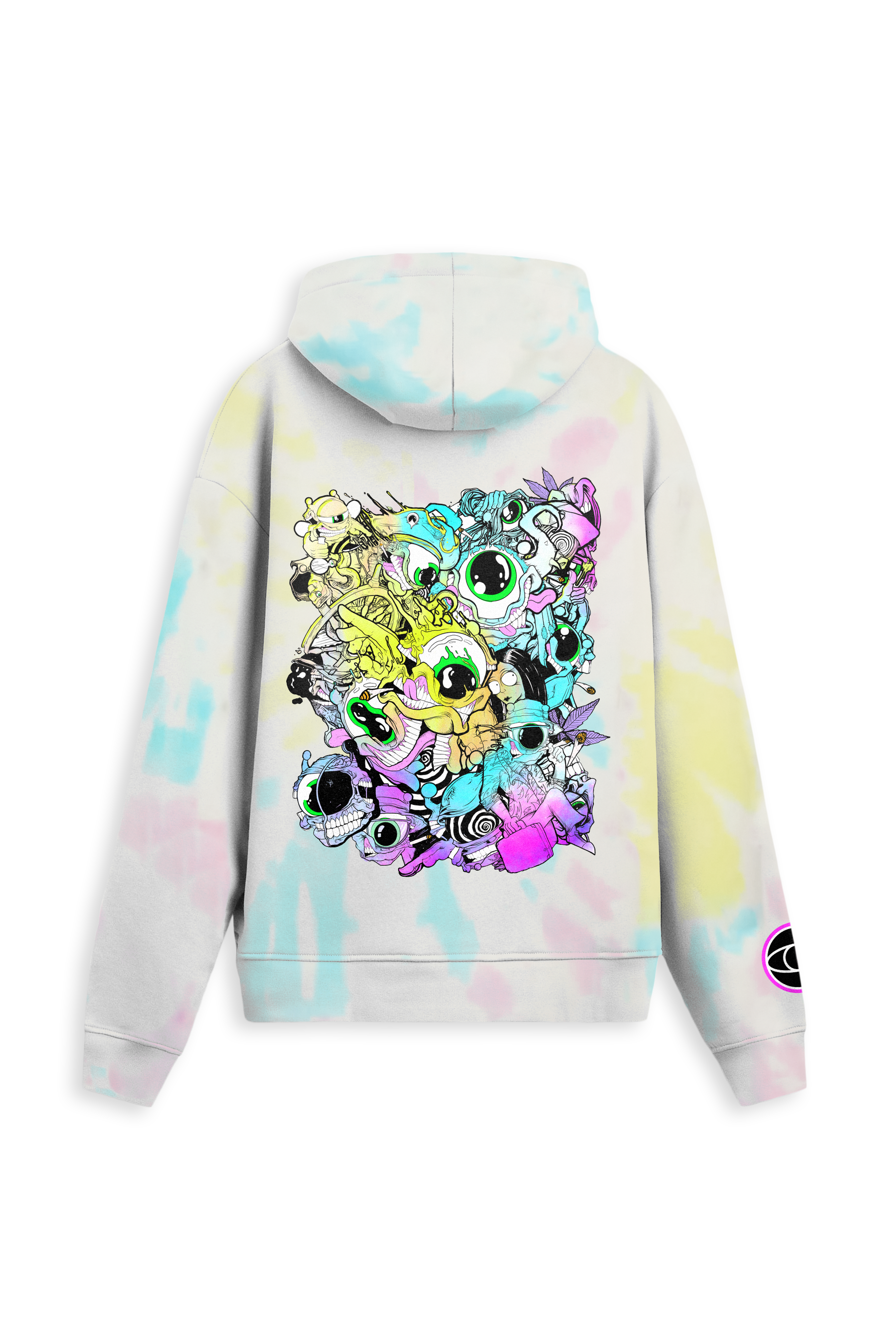 SUBTRONICS - SUMMER MASHUP V2 MIDWEIGHT TIE DYE HOODIE (limited time pre sale)