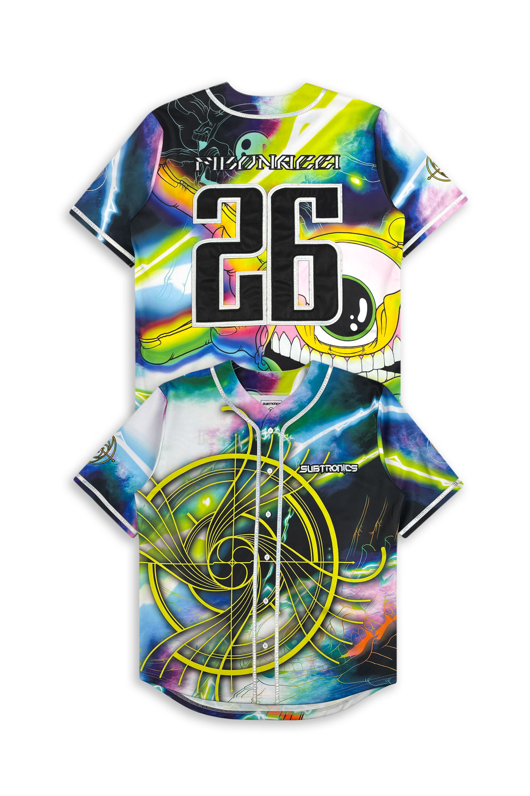 SUBTRONICS - FIBONACCI X AARON BROOKS BASEBALL JERSEY