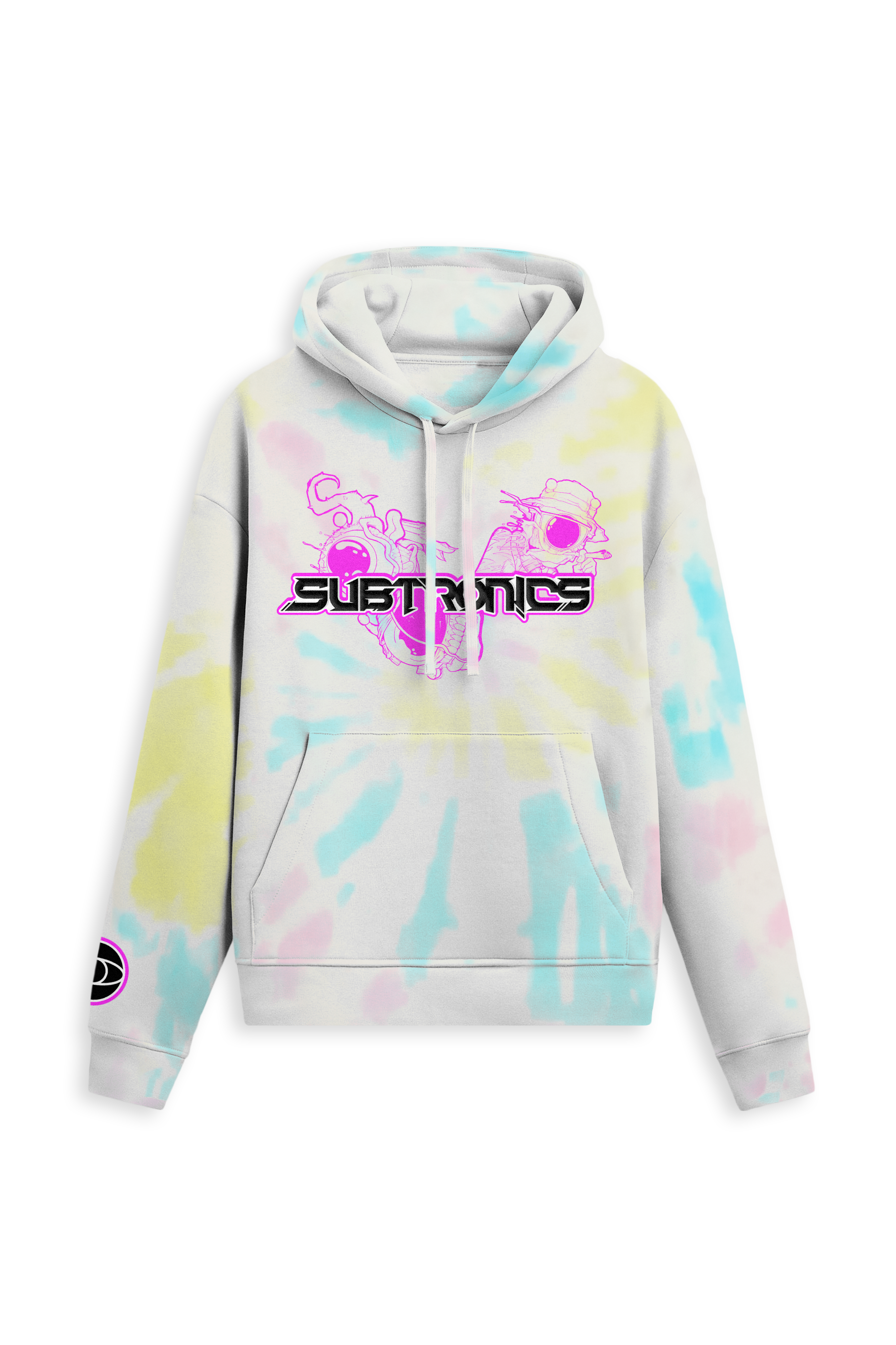 SUBTRONICS - SUMMER MASHUP V2 MIDWEIGHT TIE DYE HOODIE (limited time pre sale)