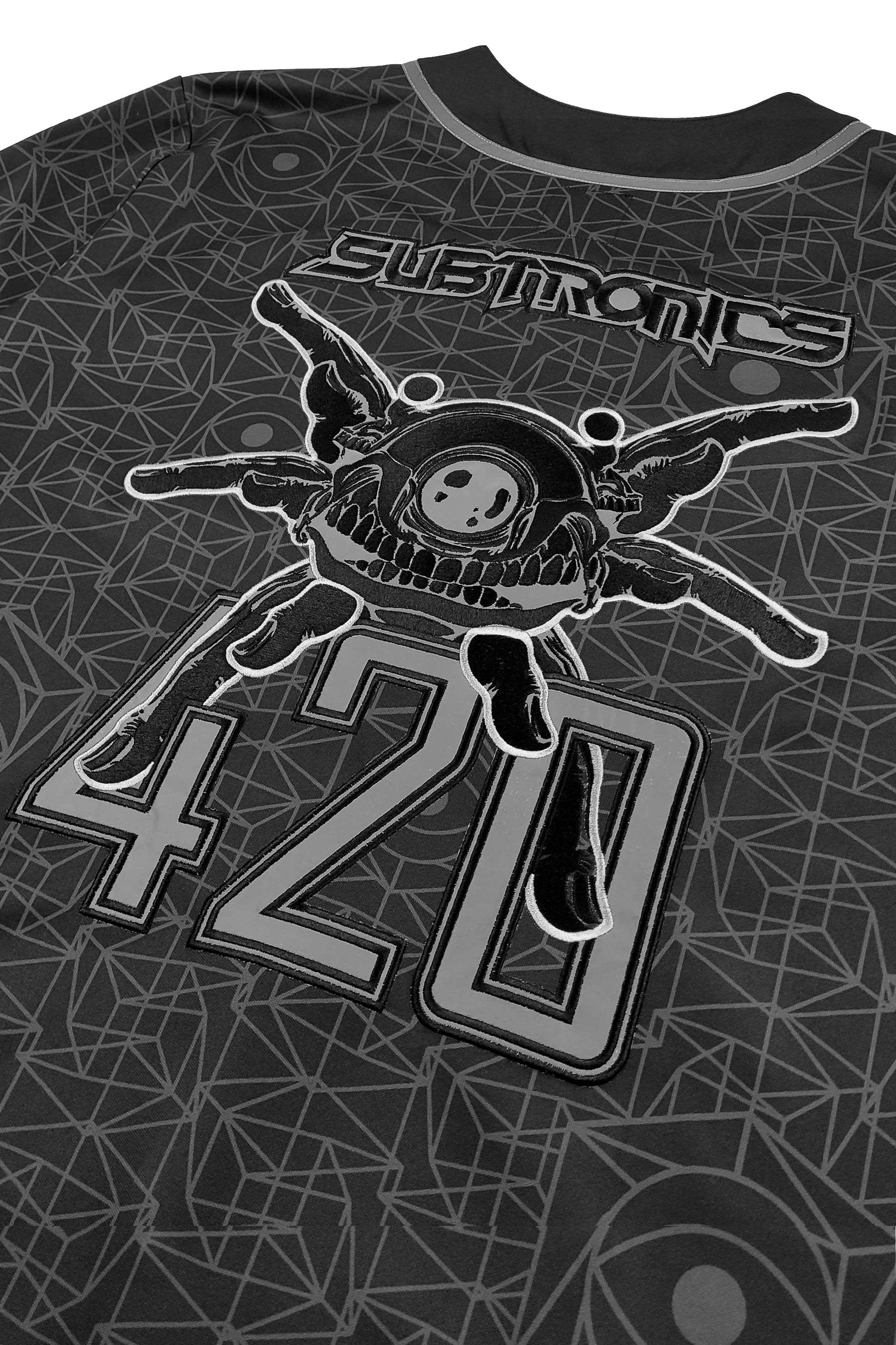 SUBTRONICS - CYCLOPS ARMY 420 BASEBALL JERSEY