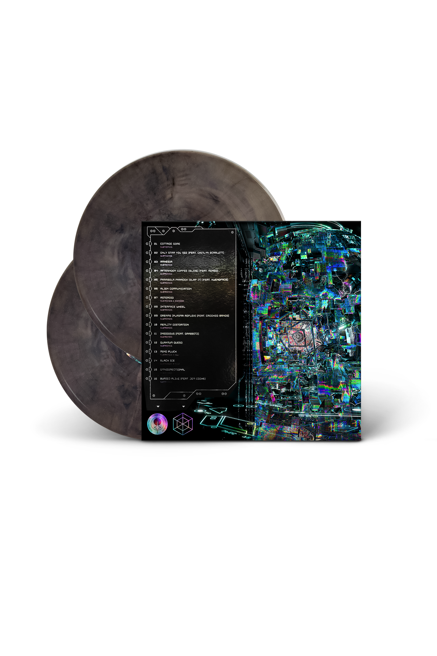Subtronics - Tesseract - Double Gatefold Vinyl (Black Smoke Sparkle)