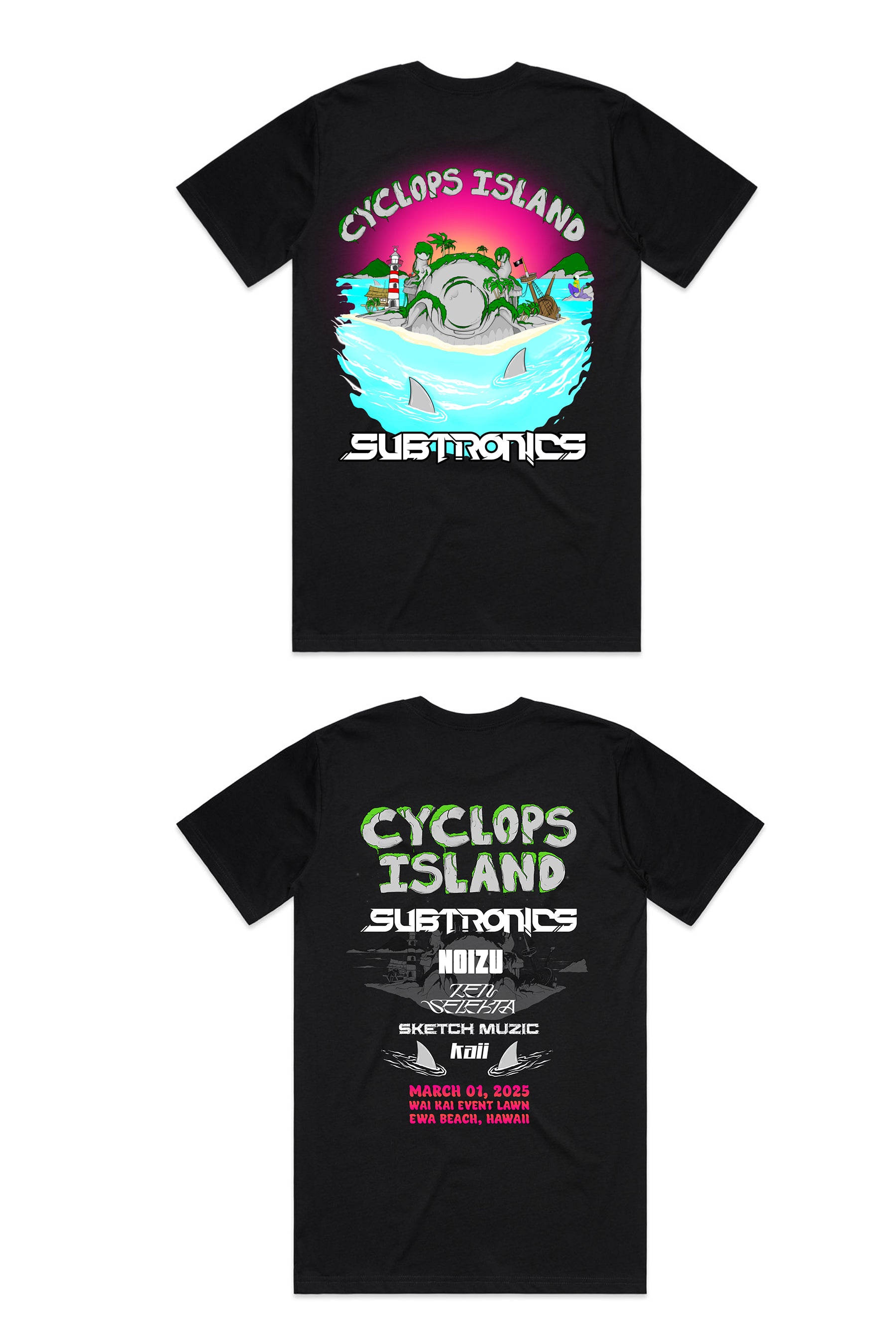 SUBTRONICS - CYCLOPS ISLAND Tee