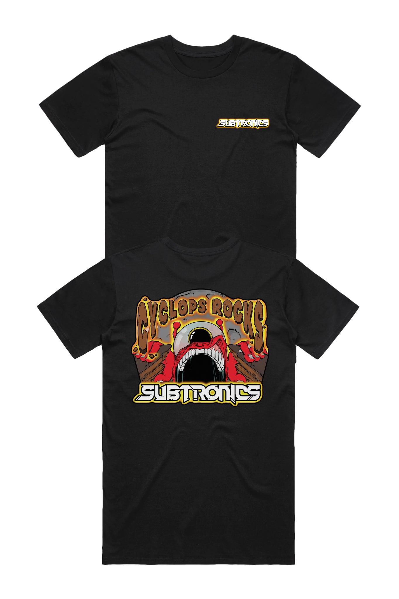 Subtronics - Cyclops Rocks - Black Unisex Tee